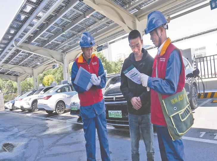 山西省首座源网荷储充一体化超充站 樊庄智慧超充站:能储能充 减碳高效