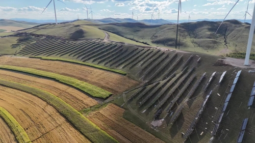 华电丰宁100兆瓦牧光储氢一体化项目成功并网